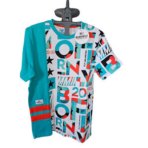 Bornfly NWT Colorful  Colorful Tee Size M